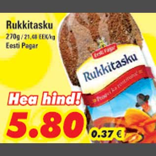 Allahindlus - Rukkitasku