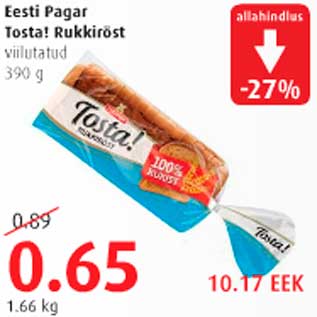 Allahindlus - Eesti Pagar Tosta! Rukkiröst