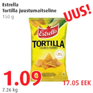 Allahindlus - Estrella Tortilla juustumaitseline