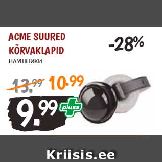 Allahindlus - ACME SUURED KÕRVAKLAPID