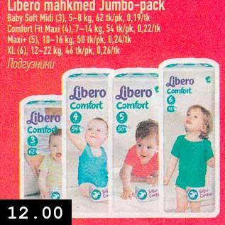 Allahindlus - Libero mahkmed Jumbo-pack