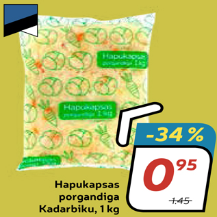 Allahindlus - Hapukapsas porgandiga Kadarbiku, 1 kg