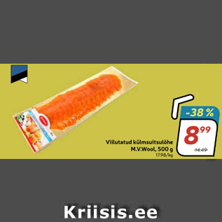 Allahindlus - Viilutatud külmsuitsulõhe M.V.Wool, 500 g