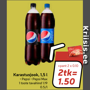 Allahindlus - Karastusjook, 1,5 l