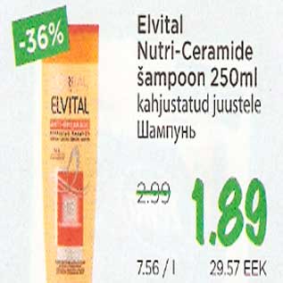 Allahindlus - Elvital Nutri-Ceramide šampoon