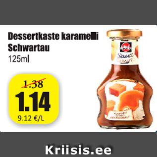 Allahindlus - Dessertkaste karamelli Schwartau 125 ml
