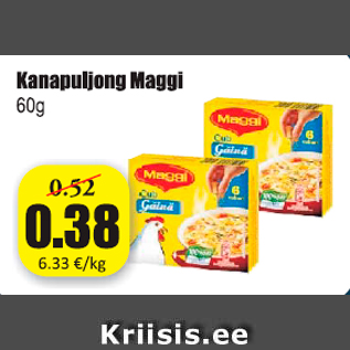 Allahindlus - Kanapuljong Maggi 60 g