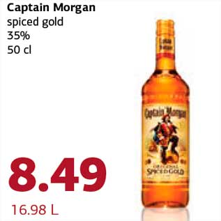 Allahindlus - Captain Morgan spiced gold 35%, 50 cl