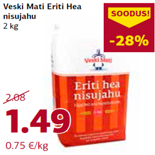 Allahindlus - Veski Mati Eriti Hea nisujahu 2 kg