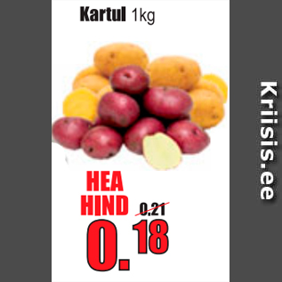 Allahindlus - Kartul 1 kg