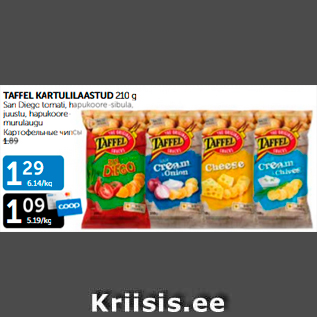 Allahindlus - TAFFEL KARTULILAASTUD 210 g