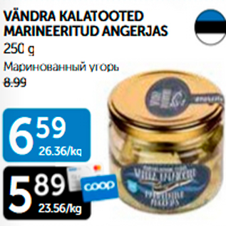 Allahindlus - VÄNDRA KALATOOTED MARINEERITUD ANGERJAS 250 g