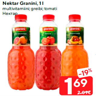 Allahindlus - Nektar Granini, 1 l