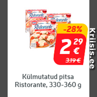 Скидка - Замороженная пицца Ristorante, 330-360 г