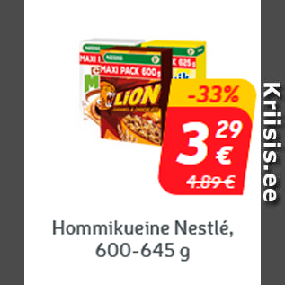 Allahindlus - Hommikueine Nestlé, 600-645 g