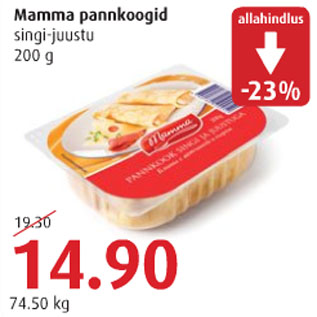 Allahindlus - Mamma pannkoogid singi-juustu