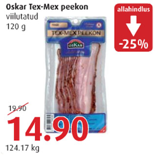 Allahindlus - Oskar Tex-Mex peekon