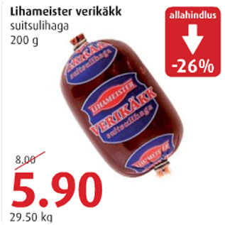 Allahindlus - Lihameister verikäkk