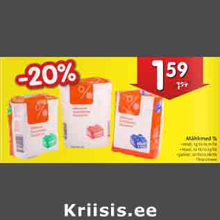 Allahindlus - Mähkmed % . Midi, 14tk/0,11/tk . maxi, 12tk/0,13/tk . junior, 10tk/0,16/tk