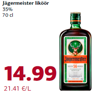 Allahindlus - Jägermeister liköör