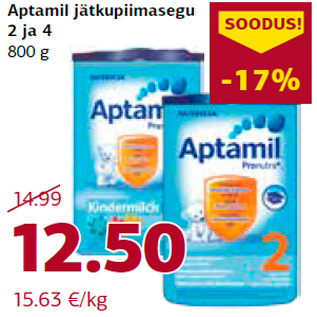 Скидка - Молочная смесь Aptamil