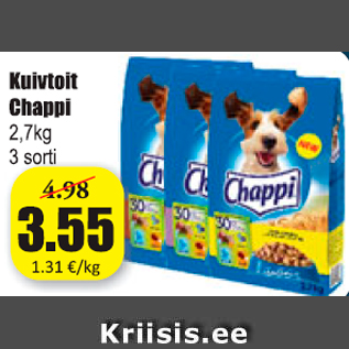 Скидка - Сухой корм Chappi
