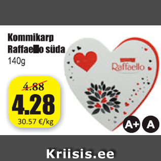 Скидка - Коробка конфет Raffaello Сердце 140 г
