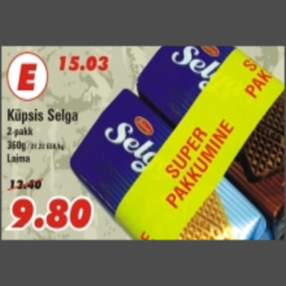 Allahindlus - Küpsis Selga