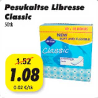 Allahindlus - Pesukaitse Libresse Classic, 50tk