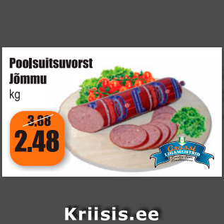 Allahindlus - Poolsuitsuvorst Jõmmu kg