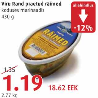 Allahindlus - Viru Rand praetud räimed