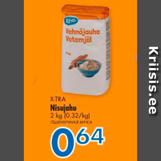 Allahindlus - X-TRA Nisujahu 2 kg