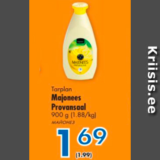 Allahindlus - Tarplan Majonees Provansaal 900 g