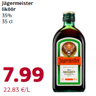 Allahindlus - Jägermeister liköör