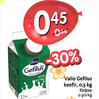 Allahindlus - Valio Gefilus keefir, 0,5 kg