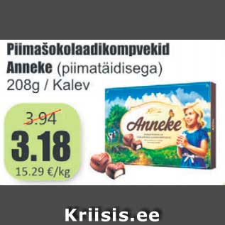 Скидка - Конфеты молочный шоколад Anneke