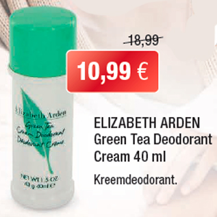 Allahindlus - ELIZABETH ARDEN Green Tea Deodorant Cream 40 ml