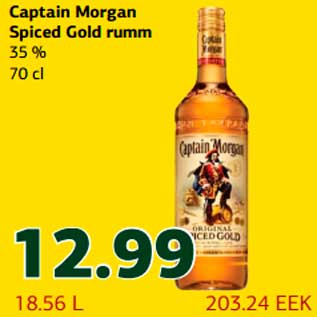 Allahindlus - Captain Morgan Spiced Gold rumm