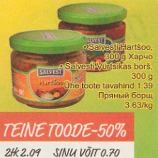 Allahindlus - Salvesti Hartšoo Salvesti Vürtsikas borš
