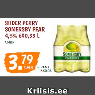 Allahindlus - siider Perry Somersby Pear