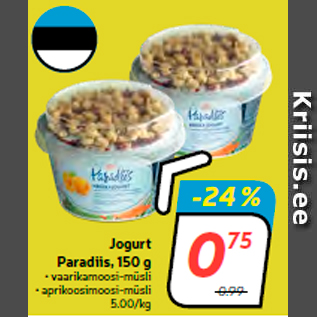 Allahindlus - Jogurt Paradiis, 150 g