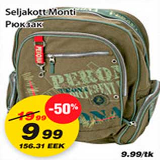 Allahindlus - Seljakott Monti