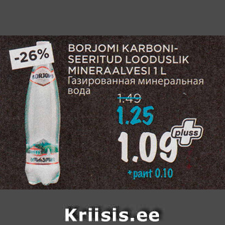 Скидка - Газированная минеральная вода
