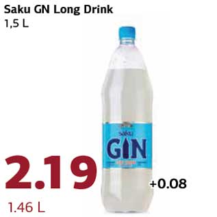 Allahindlus - Saku GN Long Drink 1,5 L