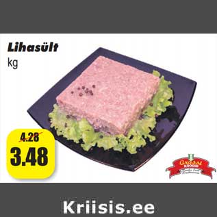 Allahindlus - Lihasült kg