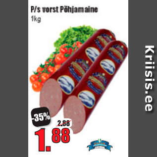 Allahindlus - P/s vorst Põhjamaine 1kg