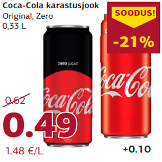 Allahindlus - Coca-Cola karastusjook