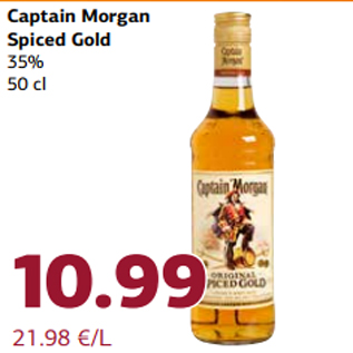 Allahindlus - Captain Morgan Spiced Gold 35% 50 c