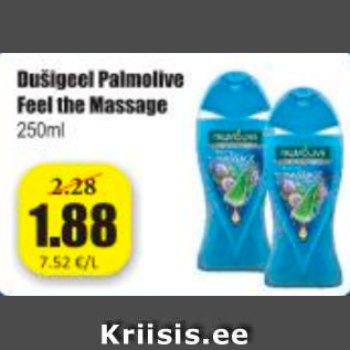 Allahindlus - Dušigeel Palmolive Feel the Massage 250 ml