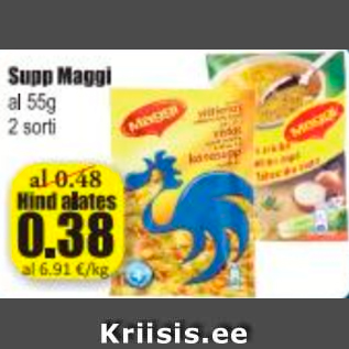 Allahindlus - Supp Maggi